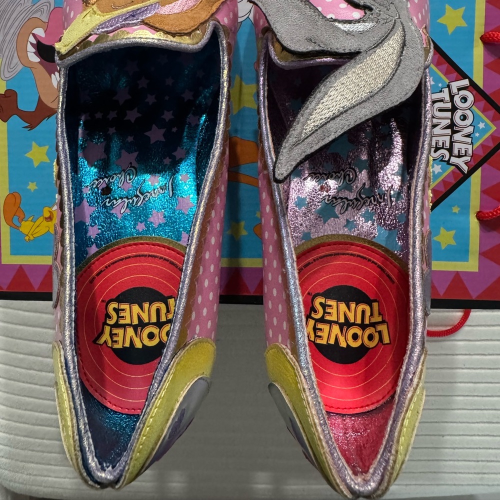 BNWT Irregular Choice x Looney Tunes Bunny Love Heels EU40 US9 - Picture 11 of 17